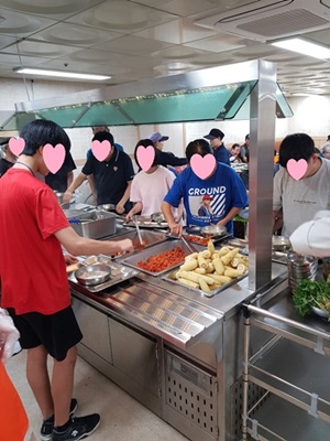 삼성물산(주)와 용인OA시스템이 함께하는 건강한 중복나기(찰옥수수 및 장미향음료 제공)_03